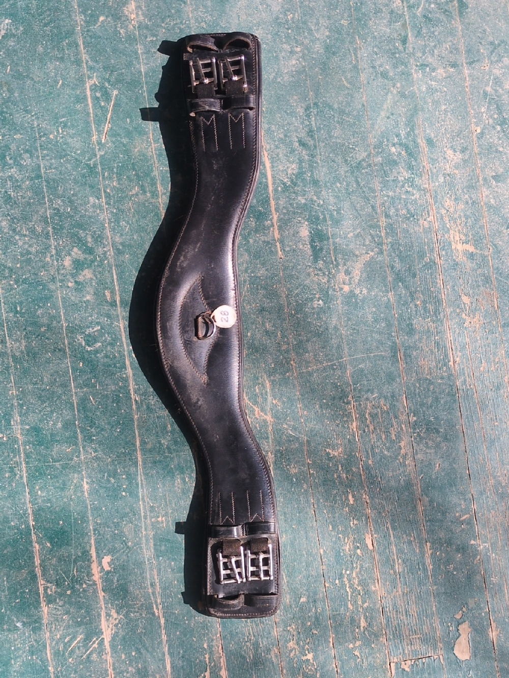 28-in Total Saddle Fit Black Dressage Girth
